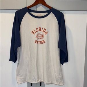 Vintage Banner Supply CO Florida Gator Raglan Sleeve Pima Cotton SZ XL
